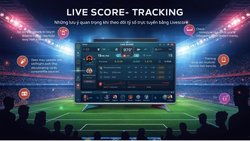 theo dõi tỷ số trực tuyến bằng Livescore